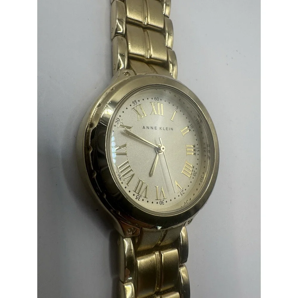Anne Klein‎ Ladies Analog Quartz Watch AK/1302 New Battery 32MM 6.75